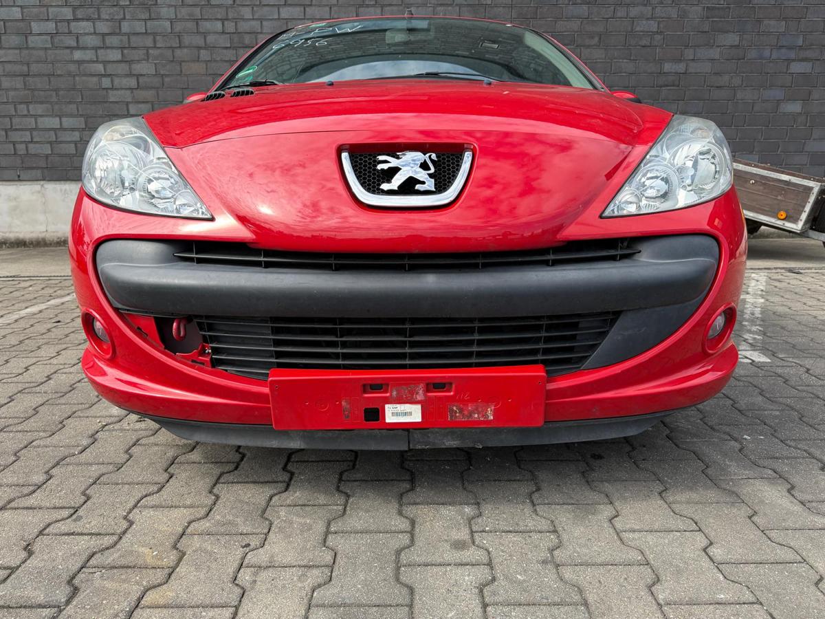 Peugeot 206+ original Stoßstange Stoßfänger vorne KKN Rot Aden BJ11